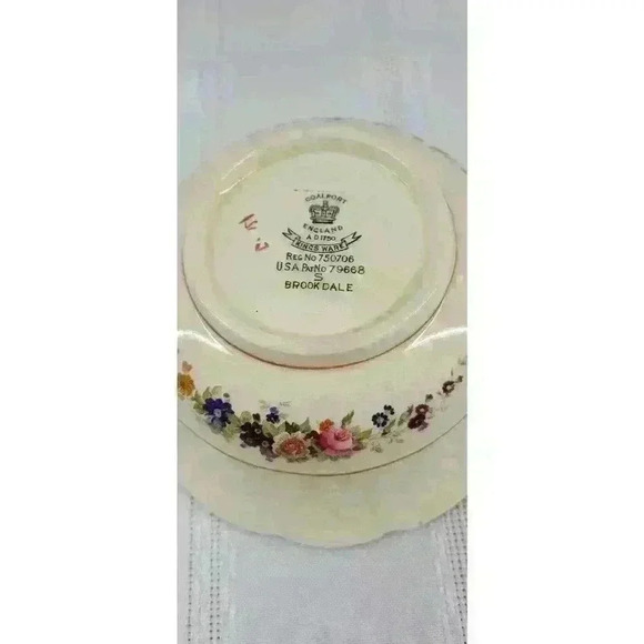 Set of 3-Coalport-S. Brookdale-Cream Soup Sets - Picture 4 of 5